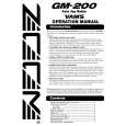 ZOOM GM-200 Owners Manual
