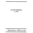 ELEKTRONIKA C432 WERSJA II Service Manual
