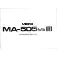 MICRO SEIKI MA-505MKIII Owners Manual