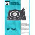 PE PE3015 Owners Manual