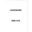 AUDIOSONIC KRB-1576 Service Manual