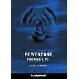 TC ELECTRONIC POWERCORE FIREWIRE&PC Owners Manual