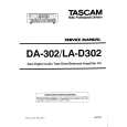 TASCAM DA302 Service Manual