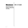 BLOMBERG KU51500 Owners Manual