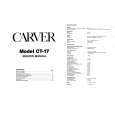 CARVER CT-17 Service Manual