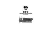 NADY AUDIO UHF-3 Owners Manual