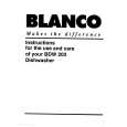 BLANCO BDW203 Owners Manual