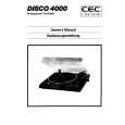 CEC CHUO DENKI DISCO 4000 Owners Manual