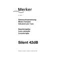 MERKER SILENT42DBABR Owners Manual