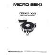 MICRO SEIKI DDX-1000 Owners Manual