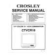 CROSLEY CTVCR19 Service Manual