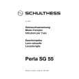 SCHULTHESS PERLASG55 BR Owners Manual