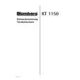 BLOMBERG KT1150 Owners Manual