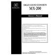 RODGERS MX-200 Owners Manual