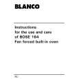 BLANCO BOSE164X Owners Manual