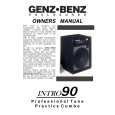 GENZBENZ INTRO90 Owners Manual