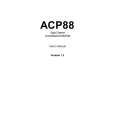 PRE SONUS ACP88 Owners Manual