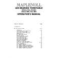 MAPLENOLL MAPLENOLL Owners Manual