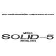 MICRO SEIKI SOLID-5 Owners Manual