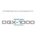 MICRO SEIKI DQX-1000 Owners Manual