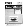 CEC CHUO DENKI ST630 Owners Manual