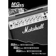 MARSHALL MG15_SERIES Owners Manual