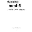 MUSIC HALL MMF-5 Owners Manual