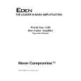EDEN WORLDTOUR1205 Owners Manual