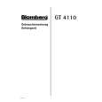 BLOMBERG GT4110 Owners Manual