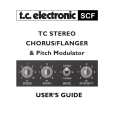TC ELECTRONIC SCF Owners Manual