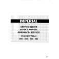 IMPERIAL FX28VT Service Manual