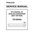PHILCO TB100HH9 Service Manual