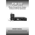 NADY PEM-500 Owners Manual