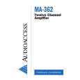 AUDIOACCESS MA-362 Service Manual