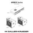 GALLIEN KRUEGER 400RB_SERIES Owners Manual