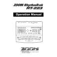 ZOOM RT-223 Owners Manual