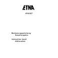 ETNA AFI8515ZT/E01 Owners Manual