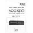 CEC CHUO DENKI 550CD Owners Manual