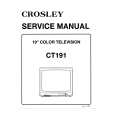 CROSLEY CT191 Service Manual