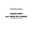 MICRO SEIKI RX-1500 Owners Manual