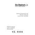 DE DIETRICH VZ9456E1 Owners Manual