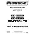 OMNITRONIC DD-2250-LTD Owners Manual