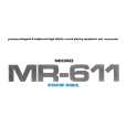 MICRO SEIKI MR-611 Owners Manual