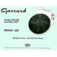 GARRARD 4HF Owners Manual
