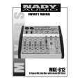 NADY AUDIO MXE-612 Owners Manual