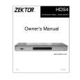 ZEKTOR HDS4 Owners Manual